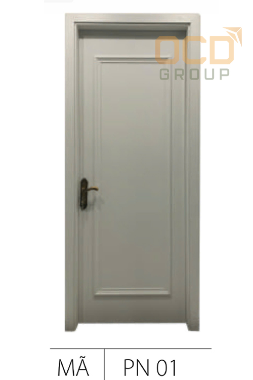 Cửa Gỗ Nhựa Composite Phào Nổi Tân Cổ Điển PN-01