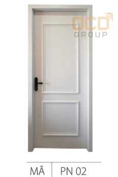 Cửa Gỗ Nhựa Composite Phào Nổi Tân Cổ Điển PN-02