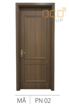 Cửa Gỗ Nhựa Composite Phào Nổi Tân Cổ Điển PN-02