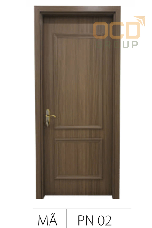 Cửa Gỗ Nhựa Composite Phào Nổi Tân Cổ Điển PN-02