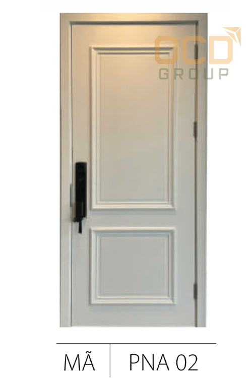 Cửa Gỗ Nhựa Composite Phào Nổi Tân Cổ Điển PNA-02