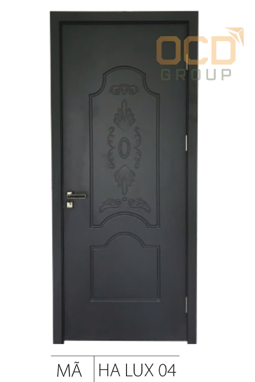 Cửa Gỗ Nhựa Composite Huỳnh Âm CNC HA-LUX-04