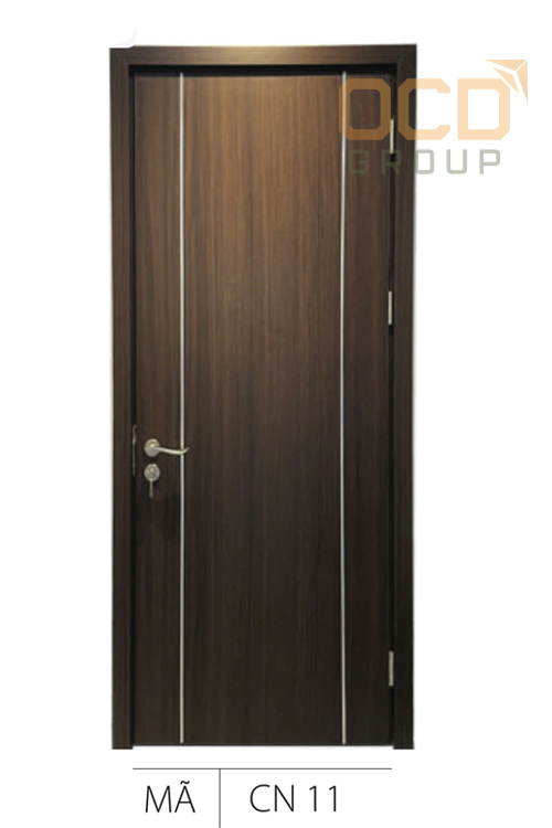 Cửa Gỗ Nhựa Composite Chỉ Nhôm CN-11