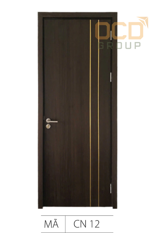 Cửa Gỗ Nhựa Composite Chỉ Nhôm CN-12