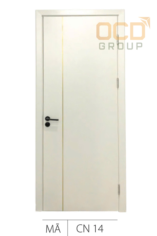 Cửa Gỗ Nhựa Composite Chỉ Nhôm CN-14