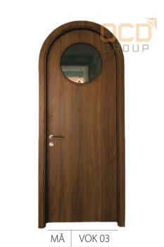 Cửa Gỗ Nhựa Composite Vòm VOK-03