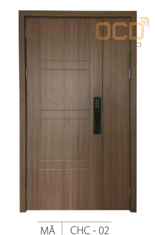 Cửa Gỗ Nhựa Composite Hai Cánh CHC-02