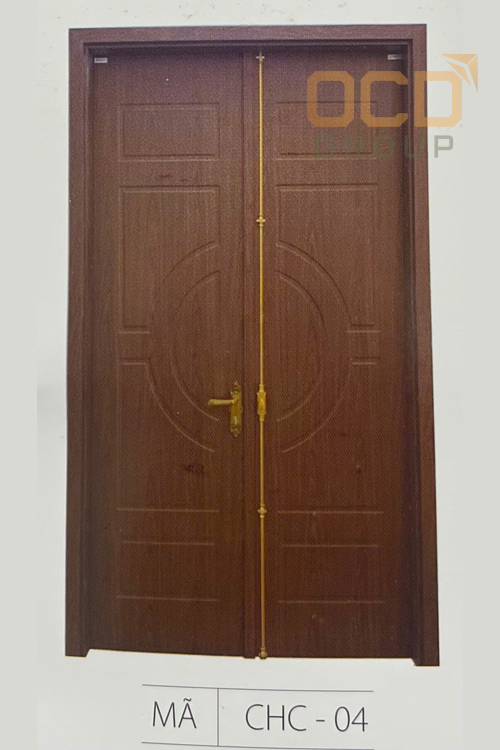 Cửa Gỗ Nhựa Composite Hai Cánh CHC-04