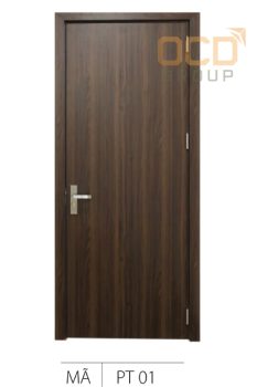 Cửa Gỗ Nhựa Composite Phẳng Trơn PT-01