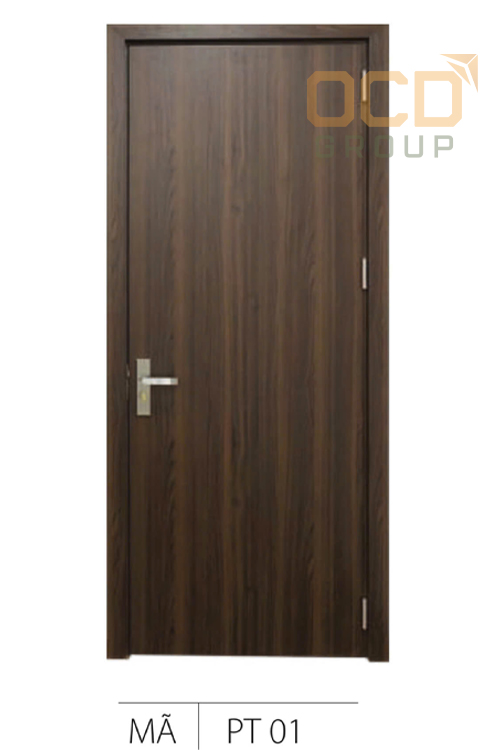 Cửa Gỗ Nhựa Composite Phẳng Trơn PT-01