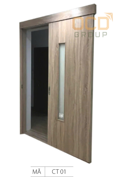 Cửa Trượt Gỗ Nhựa Composite CT-01